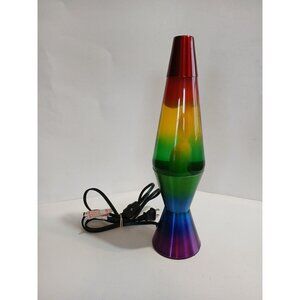 Schylling Original Lava Lamp Motion and Glitter Rainbow 14" Tabletop Light